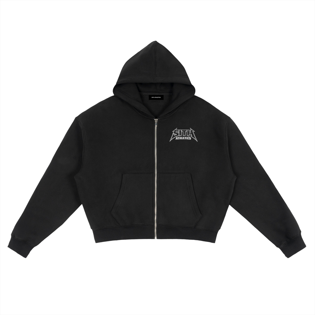 SITH ATHLETICS ZIP-UP BOXY HOODIE