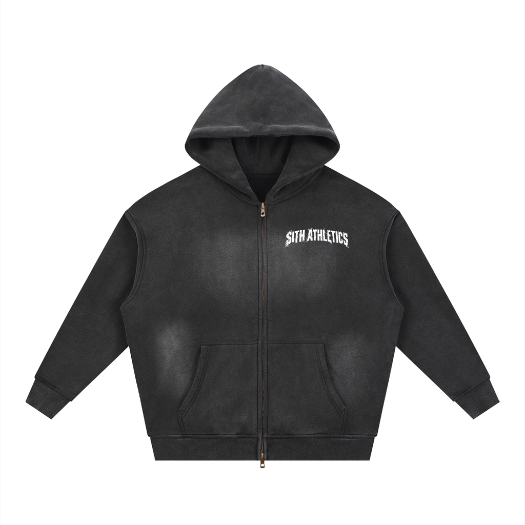 'AFTER DARK' ZIP-UP HOODIE