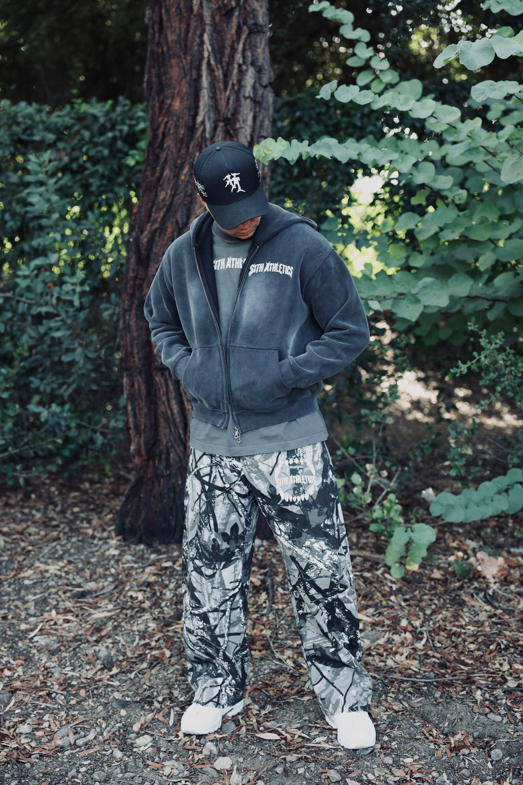 'AFTER DARK' ZIP-UP HOODIE