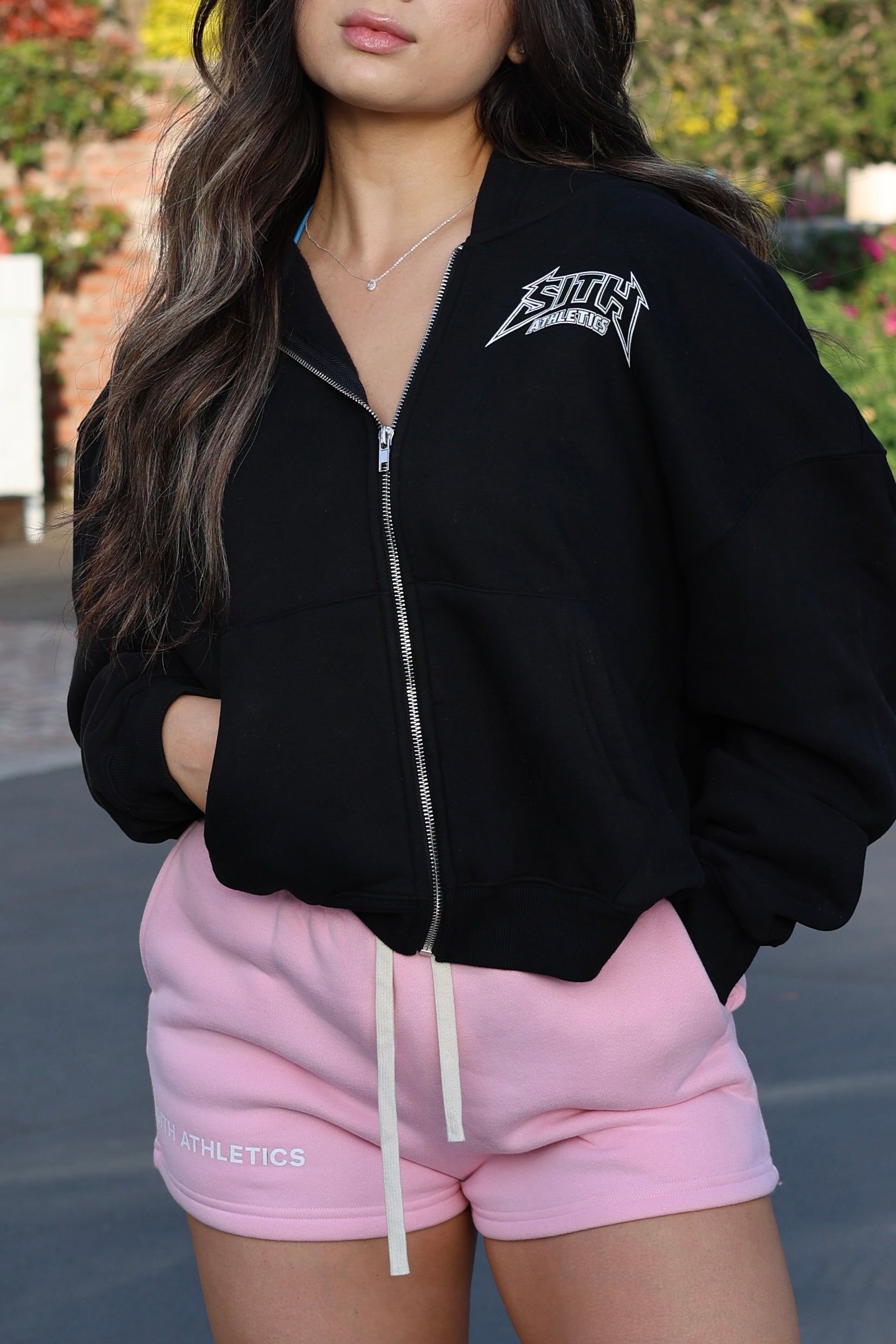 SITH ATHLETICS ZIP-UP BOXY HOODIE