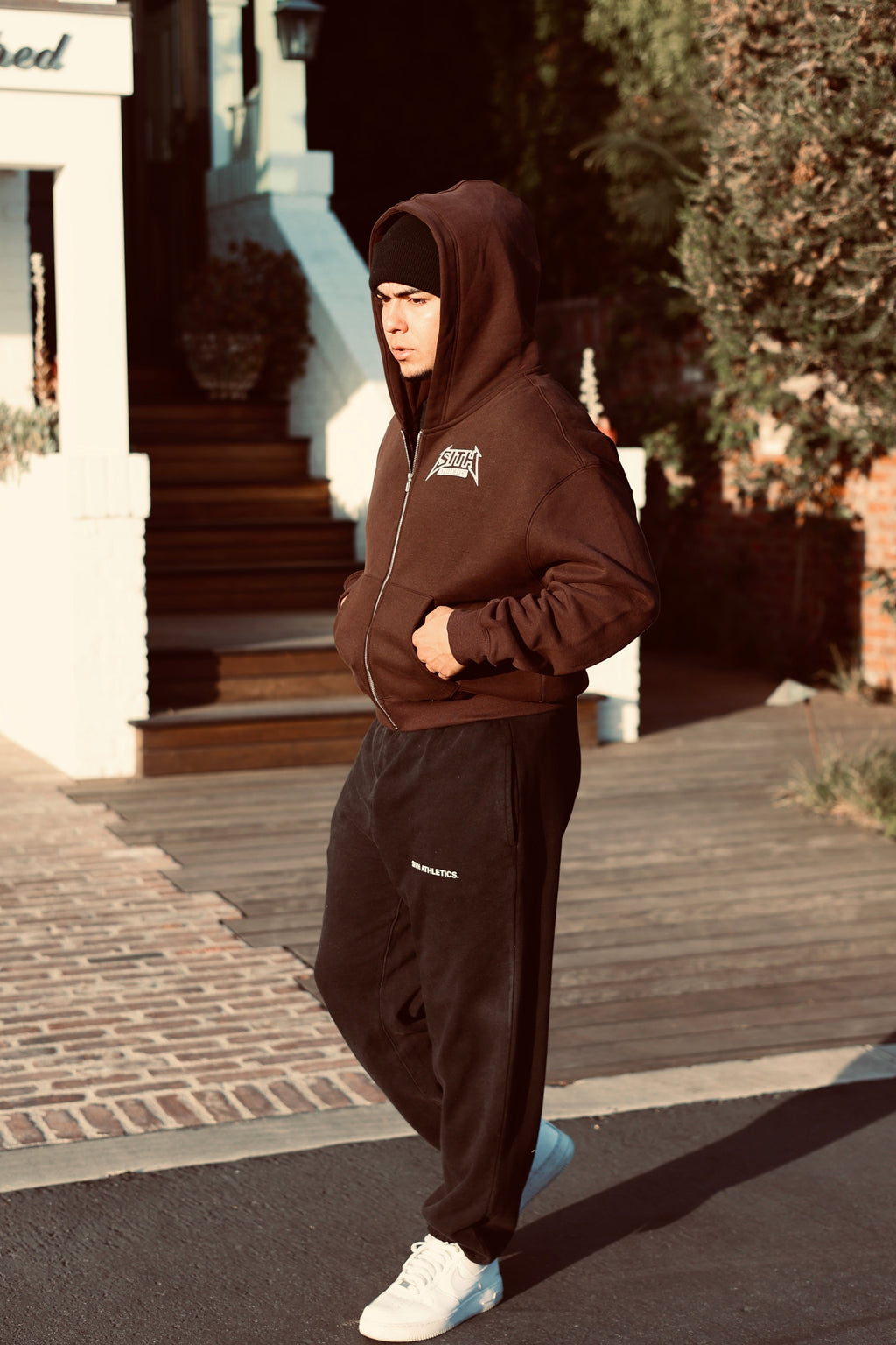 SITH ATHLETICS ZIP-UP BOXY HOODIE